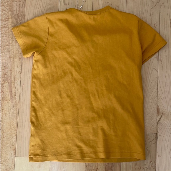 Uniqlo mustard yellow cotton t-shirt - Picture 4 of 4